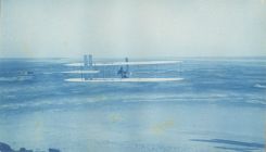 Orville Wright glider flights - Cyanotype #12